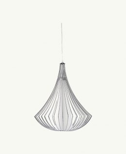 Aspen Scandi Design Hanging Light With Chrome Finish
